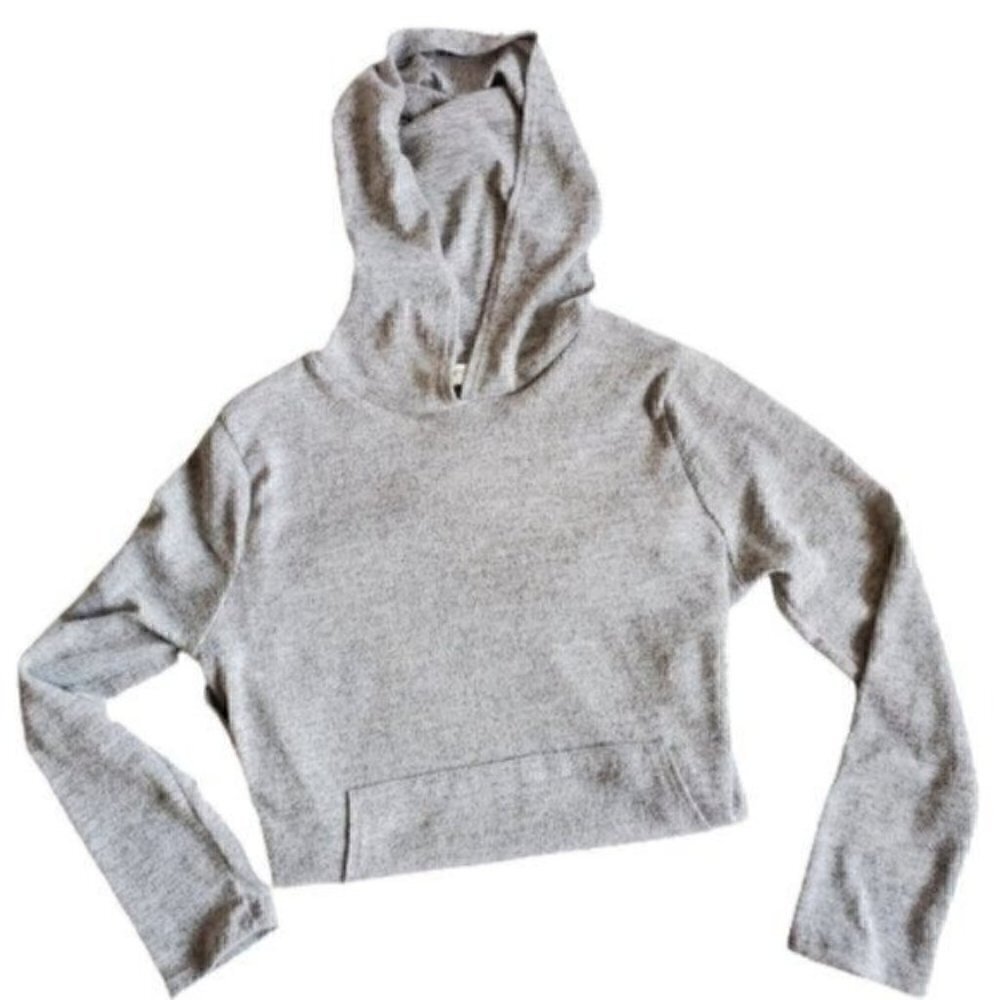 Ginger G Light Gray Hooded Lightweight Hoodie Junior Large
